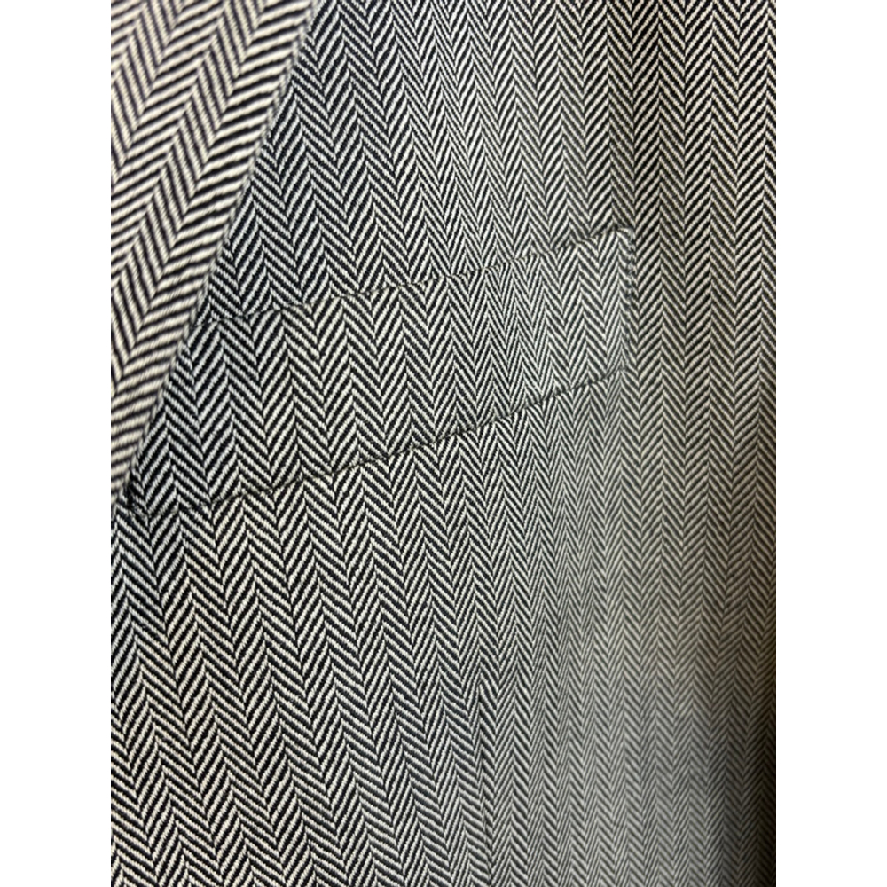 Men's Ralph Lauren Gray Herringbone Wool Sport Coat Blazer 44R - Picture 3 of 12